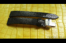 Elite Люксовый ремешок для часов Black Glitter кожа ската Black Glitter Luxury Stingray Leather Strap image 2