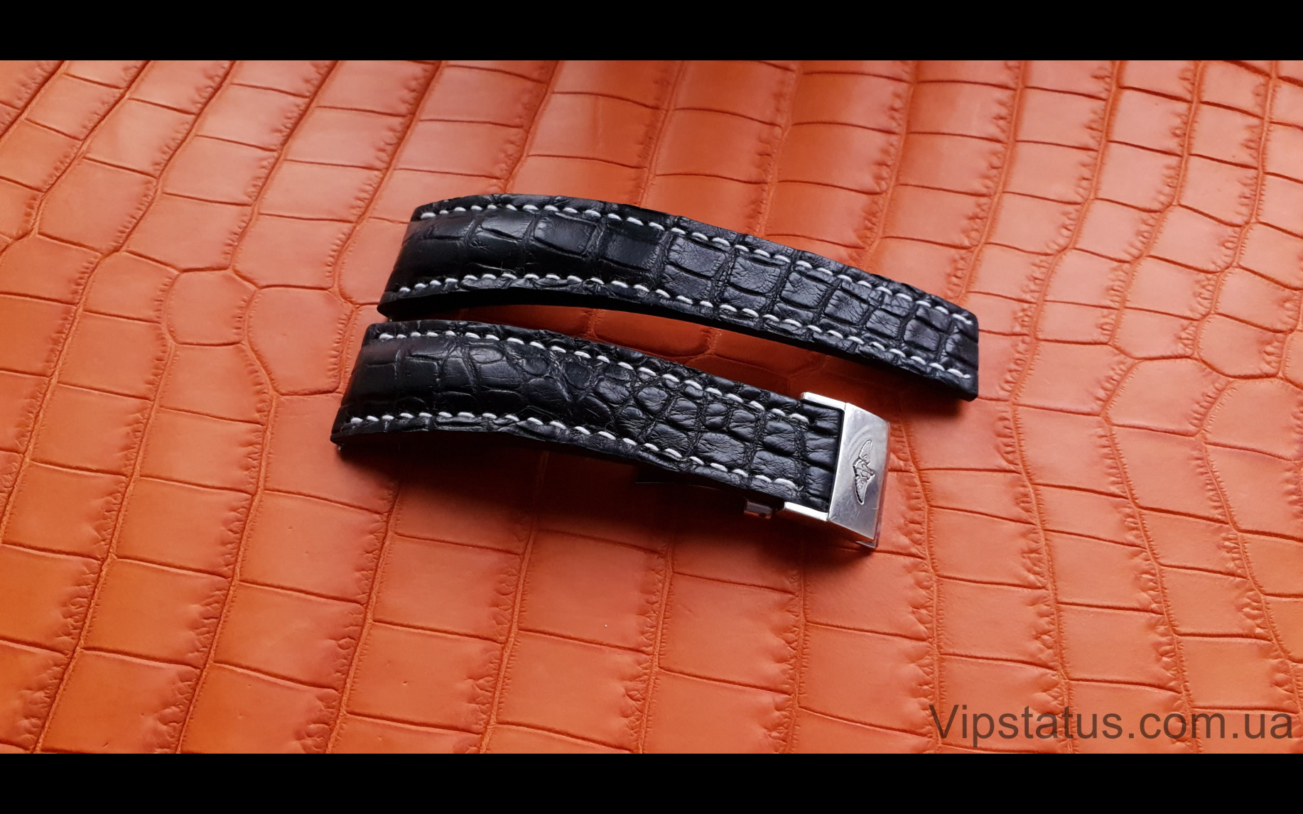Elite Элитный ремешок для часов Breitling кожа крокодила Elite Crocodile Strap for Breitling watches image 1