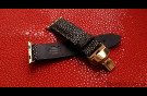Elite Экзотический ремешок для часов Gold Metallic кожа ската Gold Metallic Exotic Stingray Leather Strap image 2