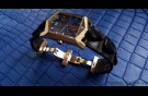 Elite Лакшери ремешок для часов Kleynod кожа крокодила Luxury Crocodile Strap for Kleynod watches image 6