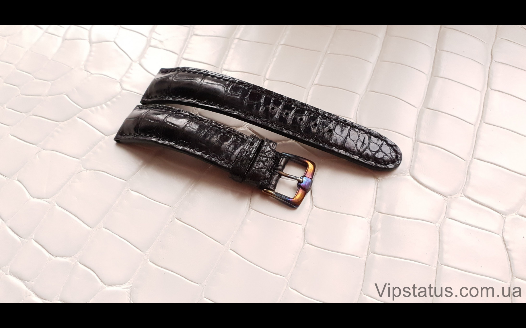 Elite Элитный ремешок для часов Montblanc кожа крокодила Elite Crocodile Strap for Montblanc watches image 1