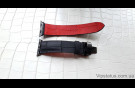 Elite Премиум ремешок для часов Montblanc кожа крокодила Premium Crocodile Strap for Montblanc watches image 2