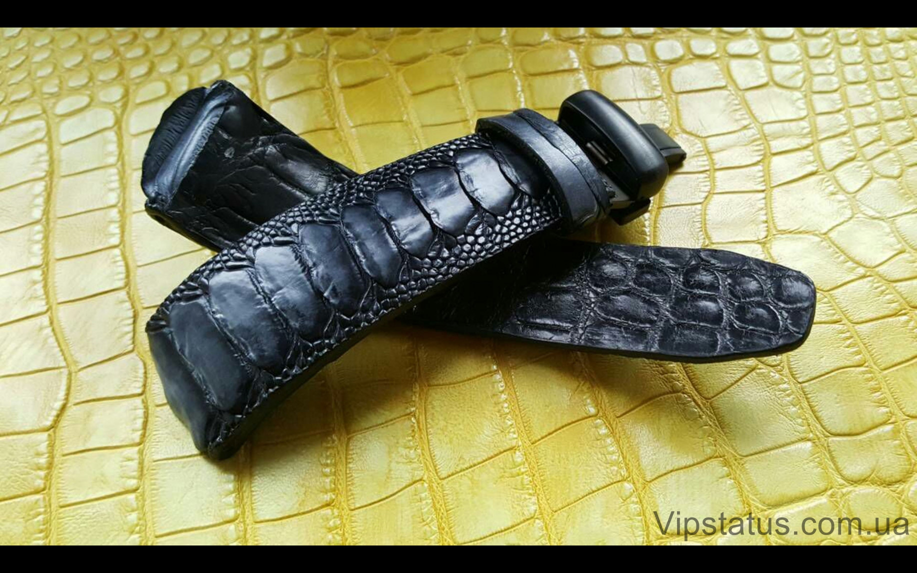 Elite Экзотический ремешок для часов Omega кожа страуса Exotic Ostrich Leather Strap for Omega watches image 1