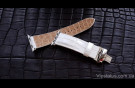 Elite Элитный ремешок для часов Romain Jerome кожа крокодила Elite Crocodile Strap for Romain Jerome watches image 2