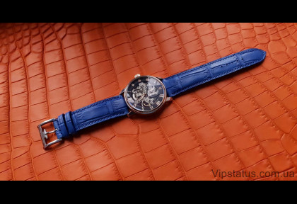 Вип ремешок для часов Royal Blue кожа крокодила изображение
