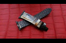 Elite Люксовый ремешок для часов Zenith кожа крокодила Luxury Crocodile Strap for Zenith watches image 2