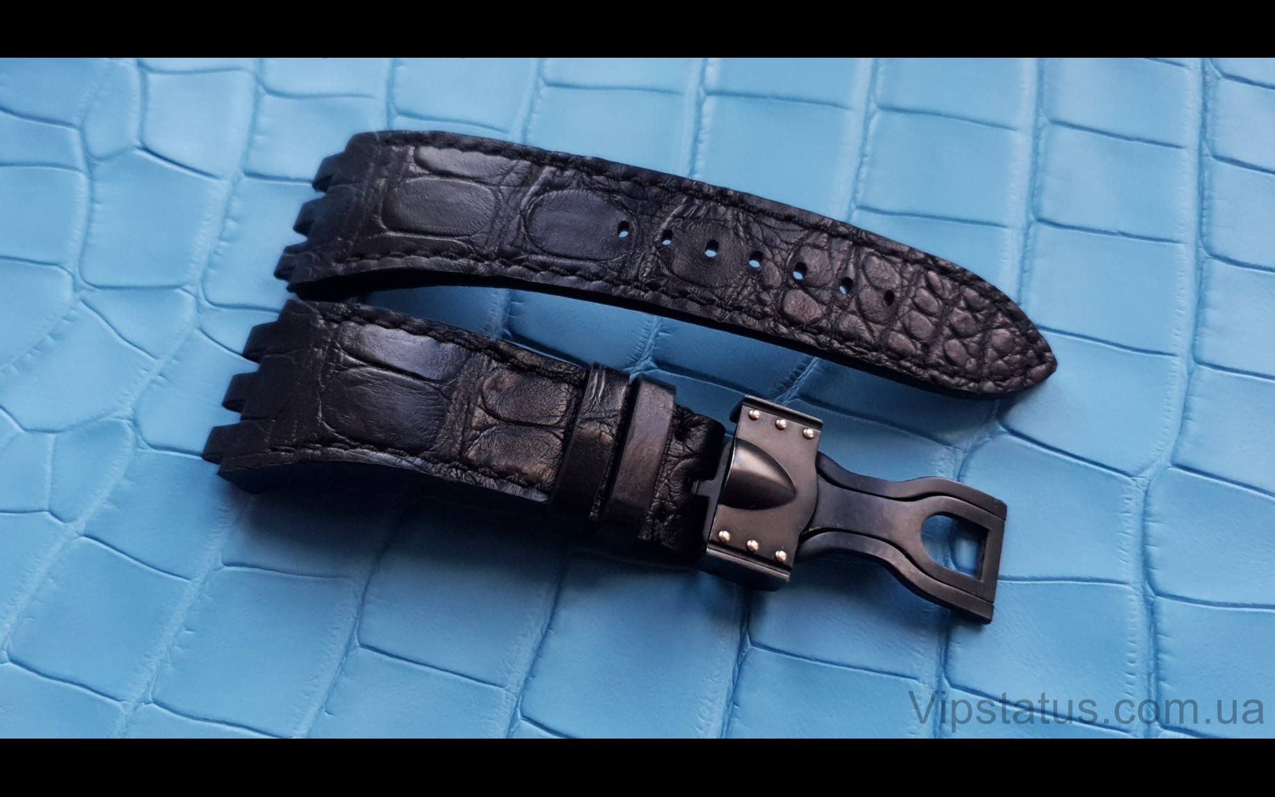 Elite Брутальный ремешок для часов Maranello V8 кожа крокодила Brutal Crocodile Strap for Maranello V8 watches image 1