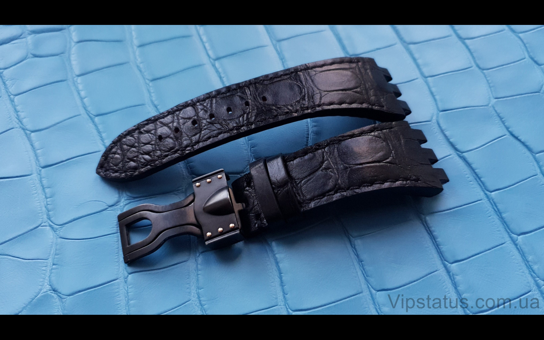 Elite Брутальный ремешок для часов Maranello V8 кожа крокодила Brutal Crocodile Strap for Maranello V8 watches image 3