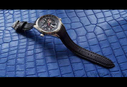 Брутальный ремешок для часов Orient кожа игуаны изображение