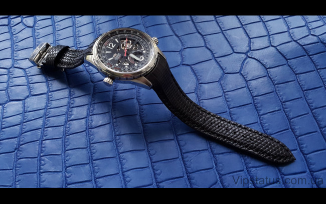 Elite Брутальный ремешок для часов Orient кожа игуаны Brutal Iguana Strap for Montblanc watches image 1