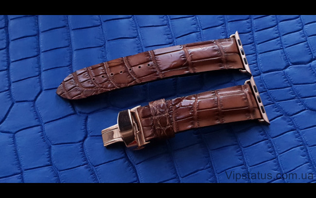Elite Вип ремешок для часов Apple кожа крокодила Віп ремінець для годинника Apple шкіра крокодила зображення 1