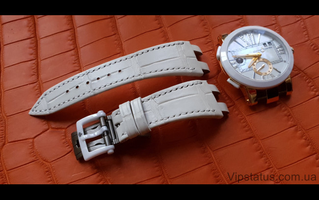 Elite Вип ремешок для часов Ulysse Nardin кожа крокодила Vip Crocodile Strap for Ulysse Nardin watches image 1