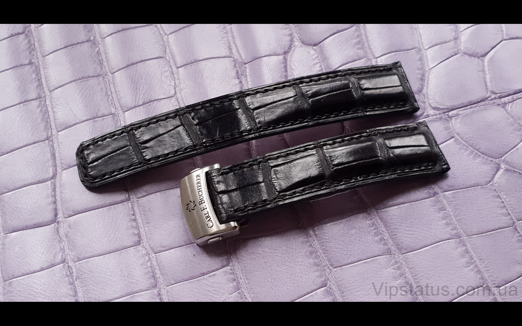 Elite Имиджевый ремешок для часов Carl F. Bucherer кожа крокодила Іміджевий ремінець для годинника Carl F. Bucherer шкіра крокодила зображення 3