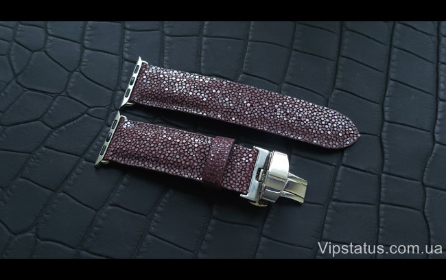 Elite Колоритный ремешок для часов Apple кожа ската Picturesque Stingray Leather Strap for Apple watches image 1