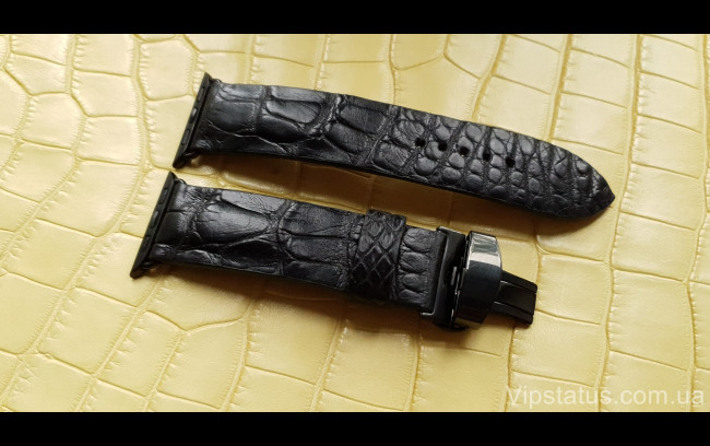 Elite Лакшери ремешок для часов Apple кожа крокодила Luxury Crocodile Strap for Apple watches image 1