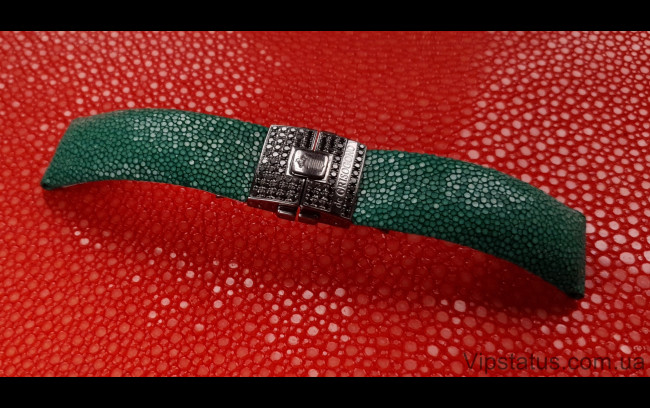 Elite Лакшери ремешок для часов DE GRISOGONO кожа ската Luxury Stingray Leather Strap for DE GRISOGONO watches image 1