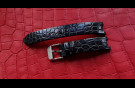 Elite Лакшери ремешок для часов Eterna кожа крокодила Luxury Crocodile Strap for Eterna watches image 3