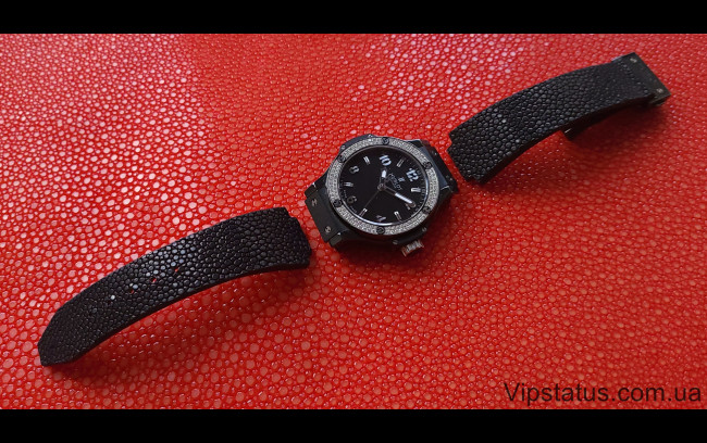 Elite Лакшери ремешок для часов Hublot кожа ската Luxury Stingray Leather Strap for Hublot watches image 1