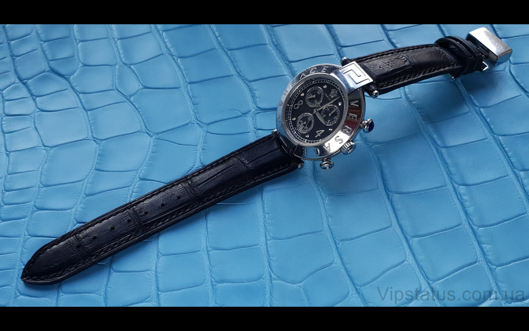 Элитный Лакшери ремешок для часов Versace кожа крокодила Лакшери ремешок для часов Versace кожа крокодила изображение 1