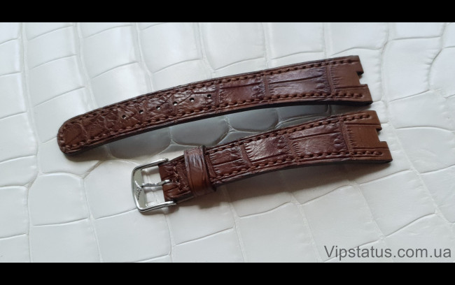 Elite Люксовый ремешок для часов Longines кожа крокодила Luxury Crocodile Strap for Longines watches image 1