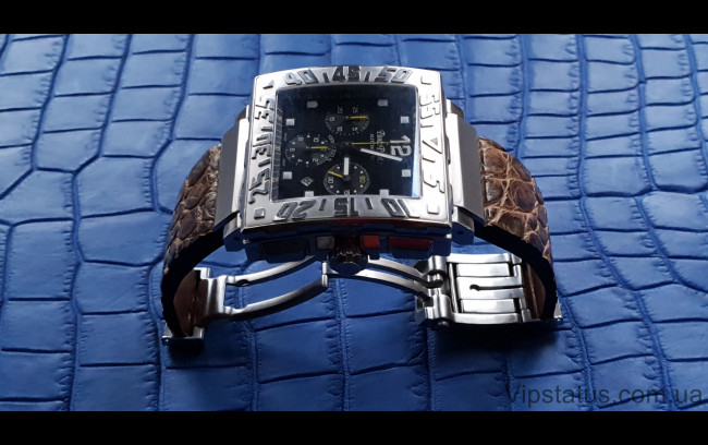 Elite Люксовый ремешок для часов Paul Picot кожа крокодила Luxury Crocodile Strap for Paul Picot watches image 1