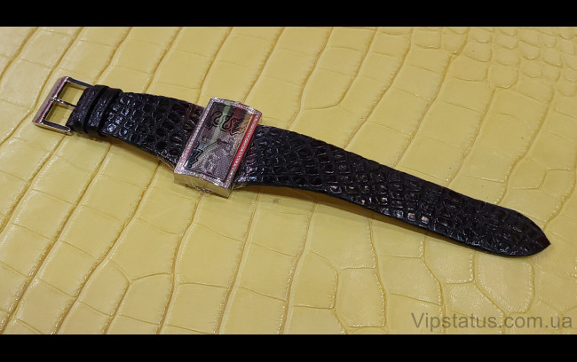 Elite Люксовый ремешок для часов Van Der Bauwede кожа крокодила Luxury Crocodile Strap for Van Der Bauwede watches image 1