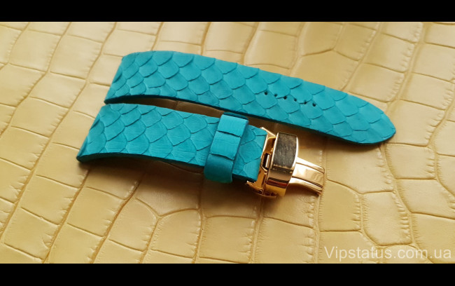 Элитный Люксовый ремешок для часов Tiffany кожа питона Люксовый ремешок для часов Tiffany кожа питона изображение 1