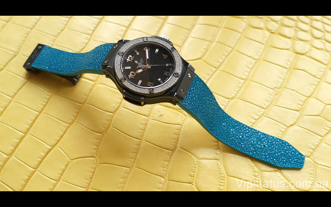Elite Модный ремешок для часов Hublot кожа ската Модний ремінець для годинника Hublot шкіра ската зображення 1