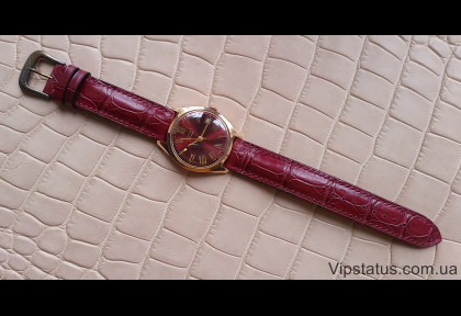 Модний ремінець для годинника Poljot шкіра крокодила зображення
