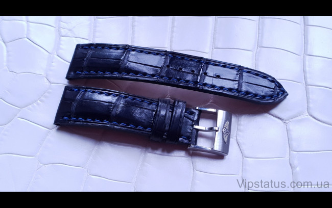 Elite Неповторимый ремешок для часов Breitling кожа крокодила Неповторний ремінець для годинника Breitling шкіра крокодила зображення 1