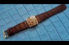 Elite Неповторимый ремешок для часов Leon Hatot кожа крокодила Inimitable Crocodile Strap for Leon Hatot watches image 3