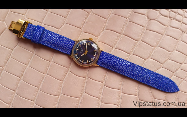 Elite Неповторимый ремешок для часов Poljot кожа ската Inimitable Stingray Leather Strap for Poljot watches image 1