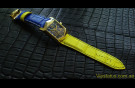 Elite Патриотический ремешок для часов Kleynod кожа крокодила Patriotic Crocodile Strap for Kleynod watches image 2