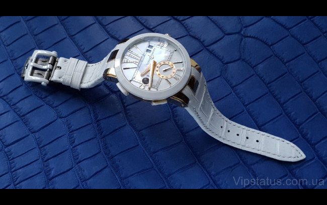 Elite Премиум ремешок для часов Ulysse Nardin кожа крокодила Premium Crocodile Strap for Ulysse Nardin watches image 1