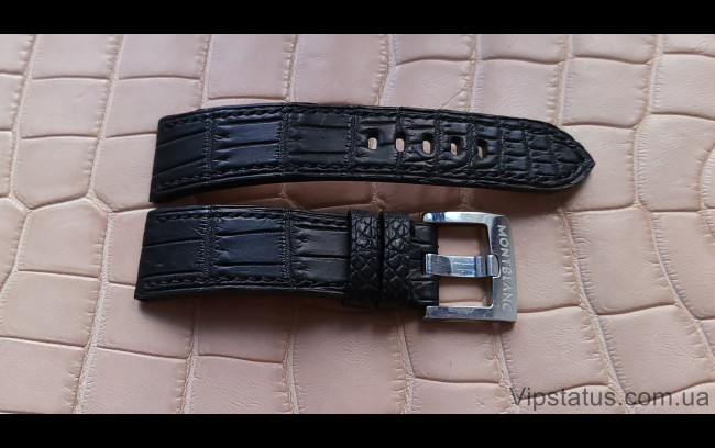 Elite Роскошный ремешок для часов Montblanc кожа крокодила Розкішний ремінець для годинника Montblanc шкіра крокодила зображення 1