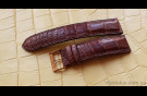 Elite Шикарный ремешок для часов Edox кожа крокодила Chic Crocodile Strap for Edox watches image 3