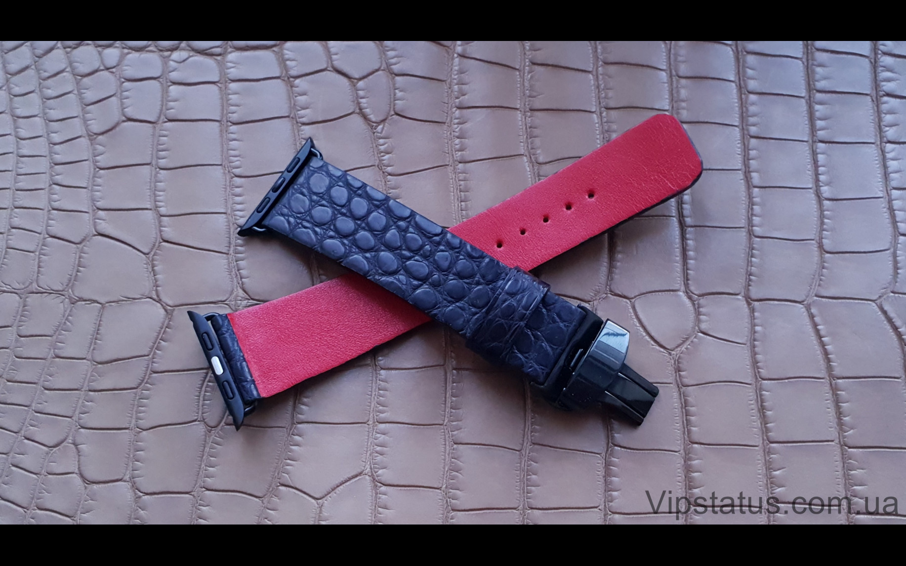 Элитный Экзотический ремешок для часов Apple кожа крокодила Экзотический ремешок для часов Apple Watch изображение 3