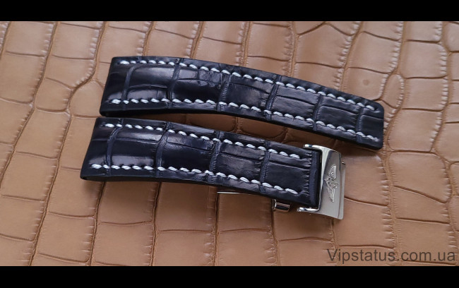 Elite Экзотический ремешок для часов Breitling кожа крокодила Exotic Crocodile Strap for Breitling watches image 1