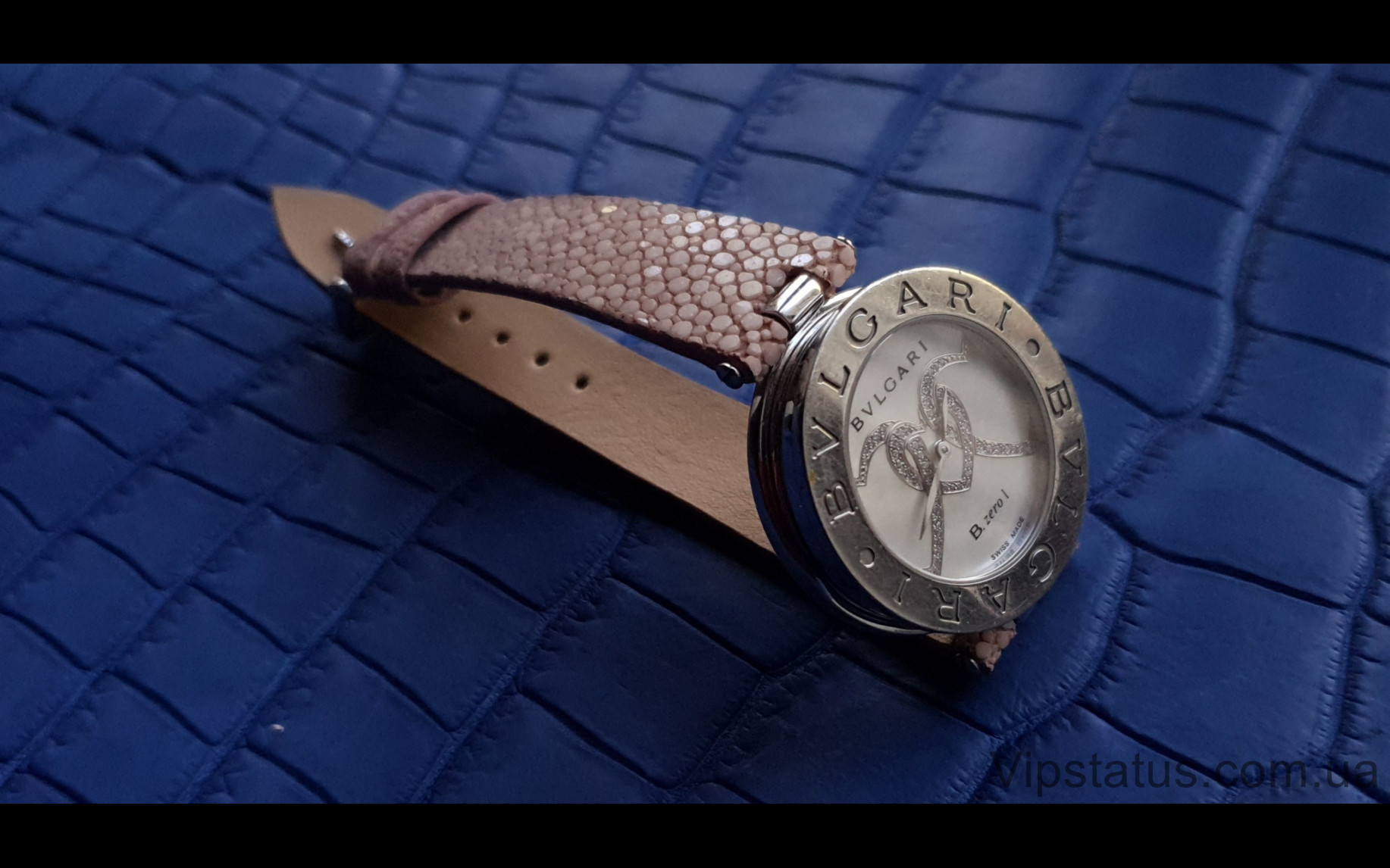 Элитный Экзотический ремешок для часов Bvlgari кожа ската Экзотический ремешок для часов Bvlgari кожа ската изображение 1