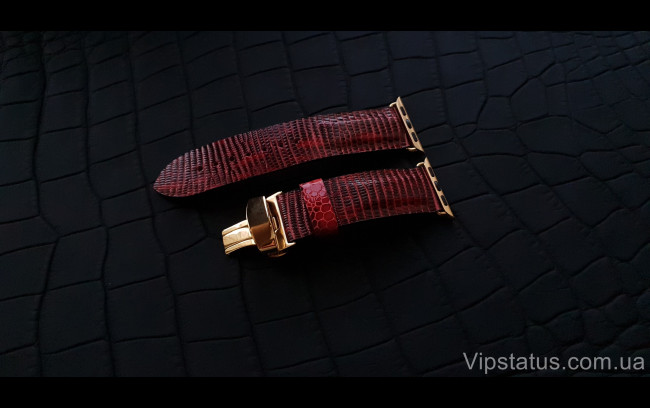 Elite Эксклюзивный ремешок для часов Apple кожа игуаны Exclusive Iguana Leather Strap for Apple watches image 1