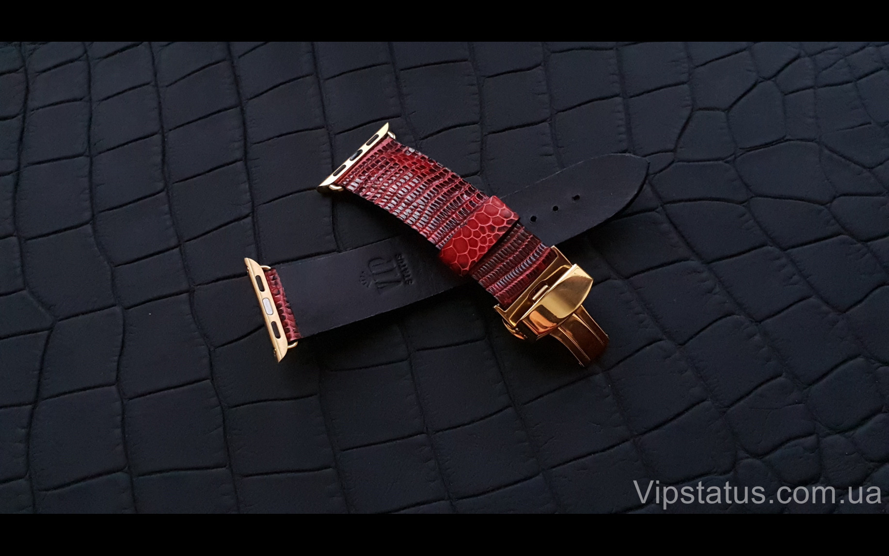 Элитный Эксклюзивный ремешок для часов Apple кожа игуаны Эксклюзивный ремешок для часов Apple кожа игуаны изображение 3