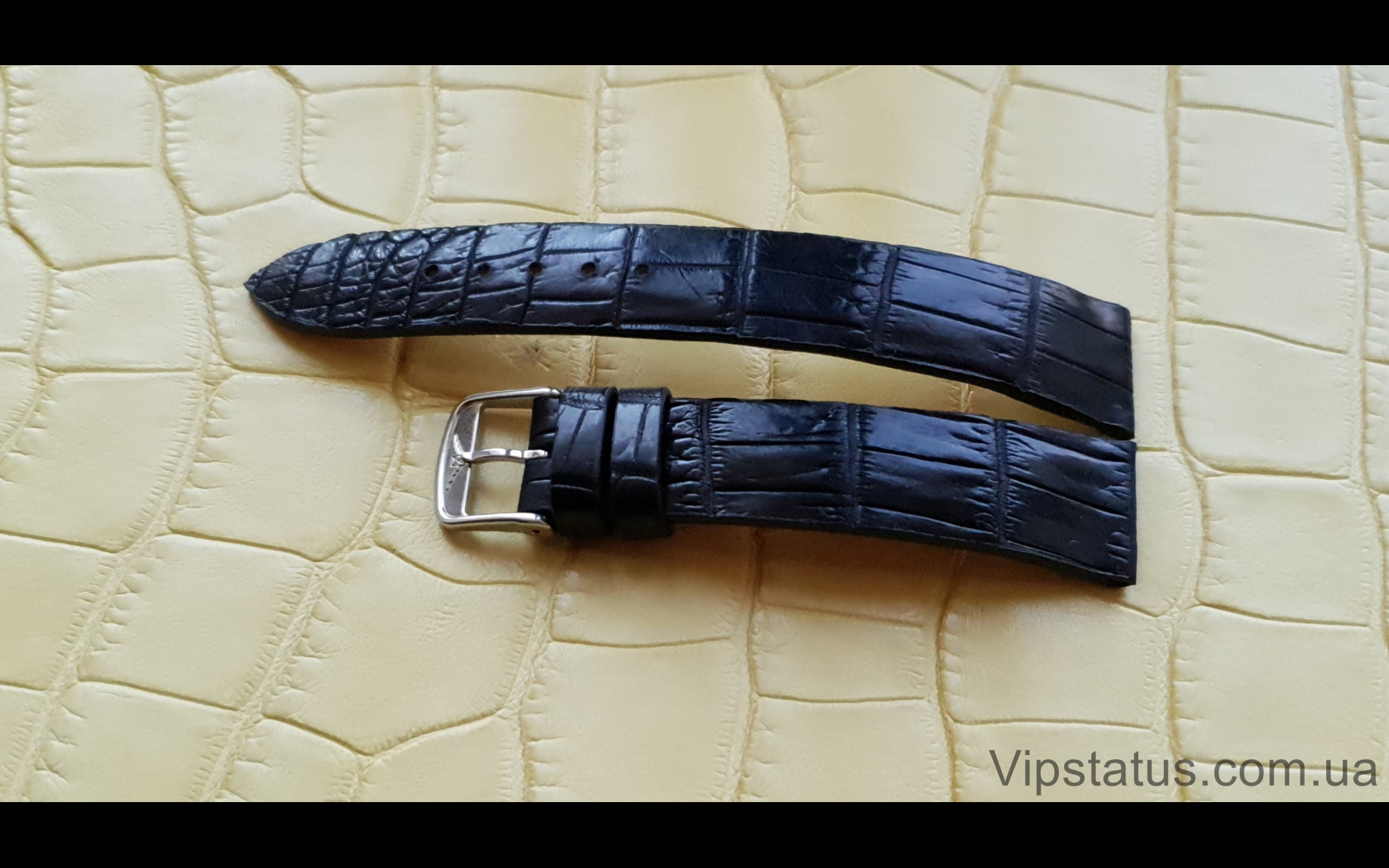 Elite Эксклюзивный ремешок для часов Longines кожа крокодила Exclusive Crocodile Strap for Longines watches image 2