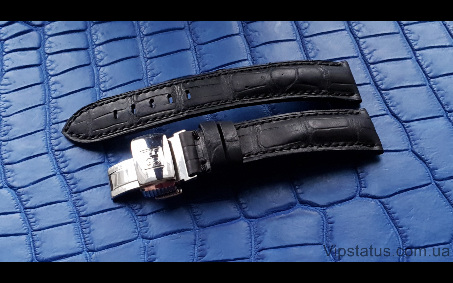 Elite Эксклюзивный ремешок для часов Perrelet кожа крокодила Exclusive Crocodile Strap for Perrelet watches image 1