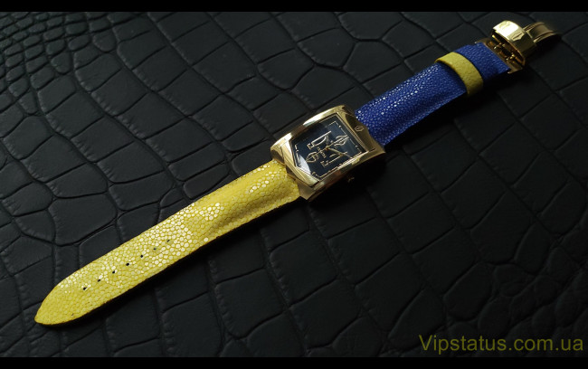 Elite Эксклюзивный ремешок Ukraine для часов Kleynod кожа ската Exclusive Stingray Leather Strap Ukraine for Kleynod watches image 1
