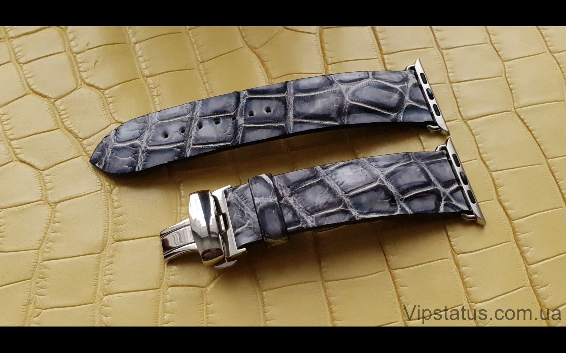 Elite Элитный ремешок для часов Apple кожа крокодила Elite Crocodile Strap for Apple watches image 1