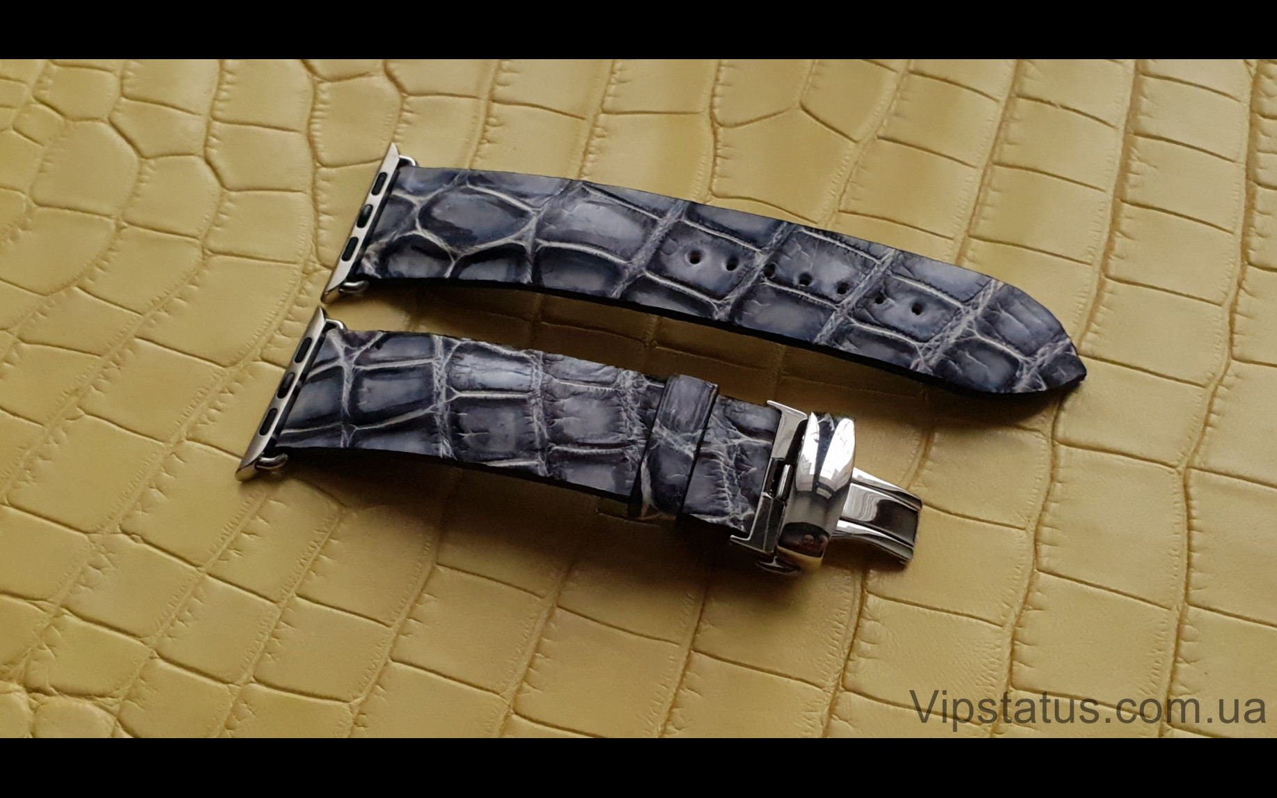 Elite Элитный ремешок для часов Apple кожа крокодила Elite Crocodile Strap for Apple watches image 2