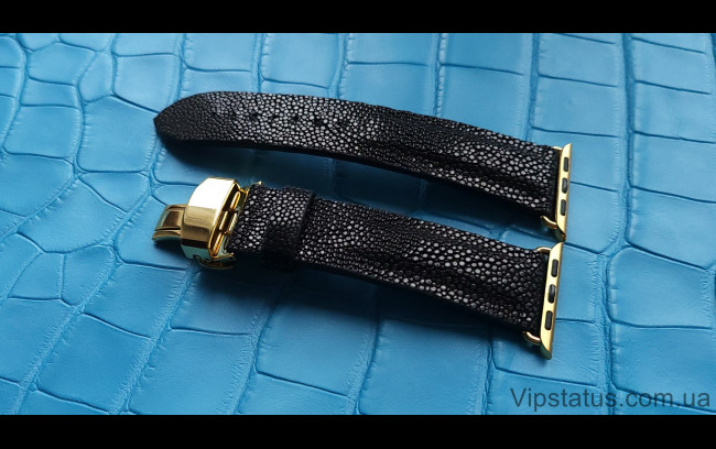 Elite Эффектный ремешок для часов Apple кожа ската Spectacular Stingray Leather Strap for Apple watches image 1