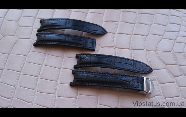 Elite Эффектный ремешок для часов Cartier кожа крокодила Ефектний ремінець для годинника Cartier шкіра крокодила зображення 1