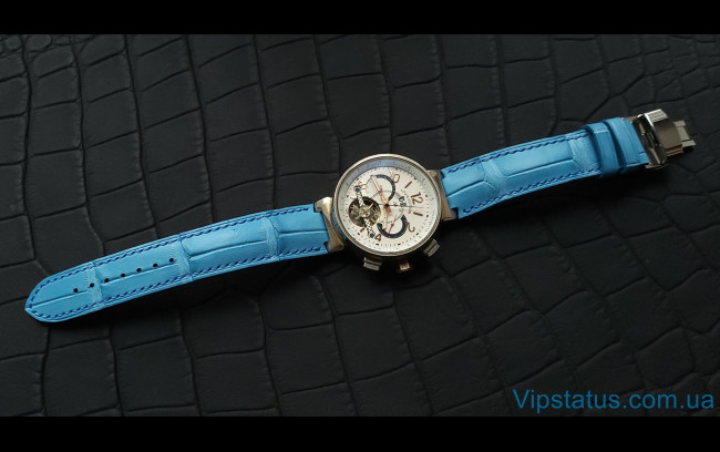 Элитный Эффектный ремешок для часов Louis Vuitton кожа крокодила Эффектный ремешок для часов Louis Vuitton кожа крокодила изображение 1
