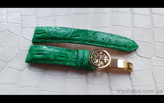 Elite Эффектный ремешок для часов Patek Philippe кожа крокодила Spectacular Crocodile Strap for Patek Philippe watches image 1